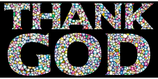 "Thank God" in Mosaiksteinchen