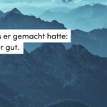 Gebirge, blau
