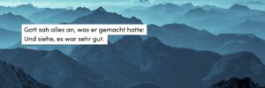 Gebirge, blau
