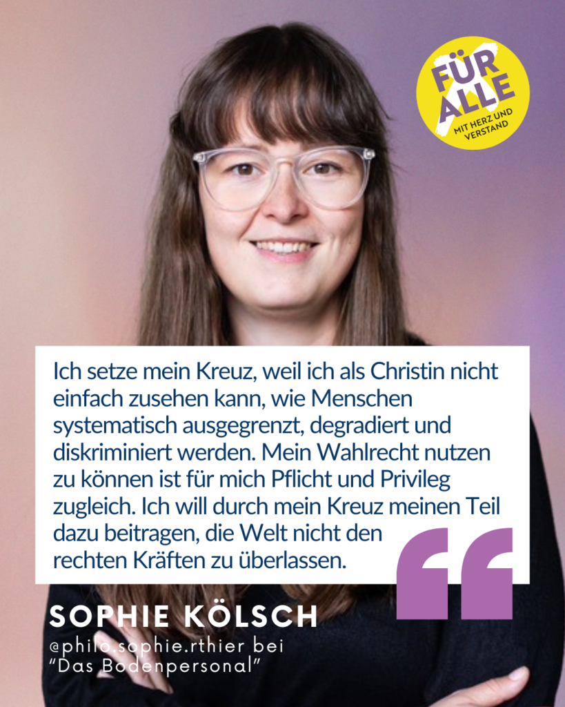 Statement "Für alle"