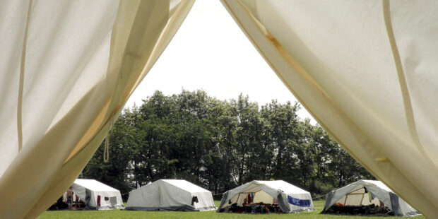 Zelte im Zeltlager