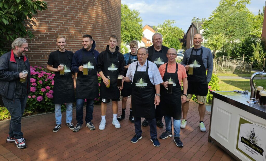 Das Team von Ehrenamtlichen des Barbaragarten Osnabrück