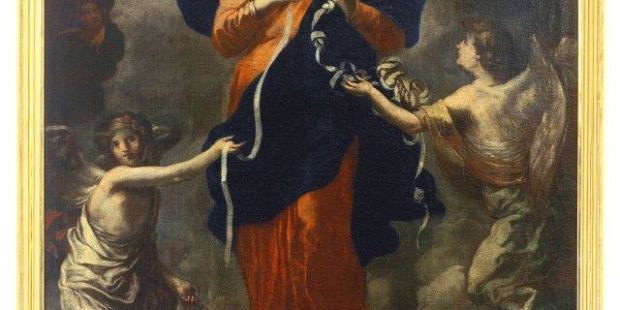 Die Madonna als Knotenlöserin aus St. Peter am Perlach in Augsburg