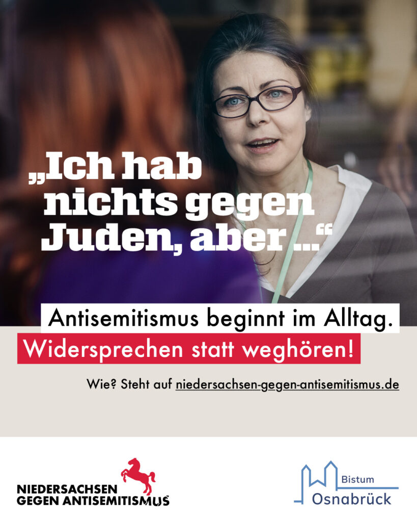 Kampagnenbild Niedersachsen gegen Antisemitismus