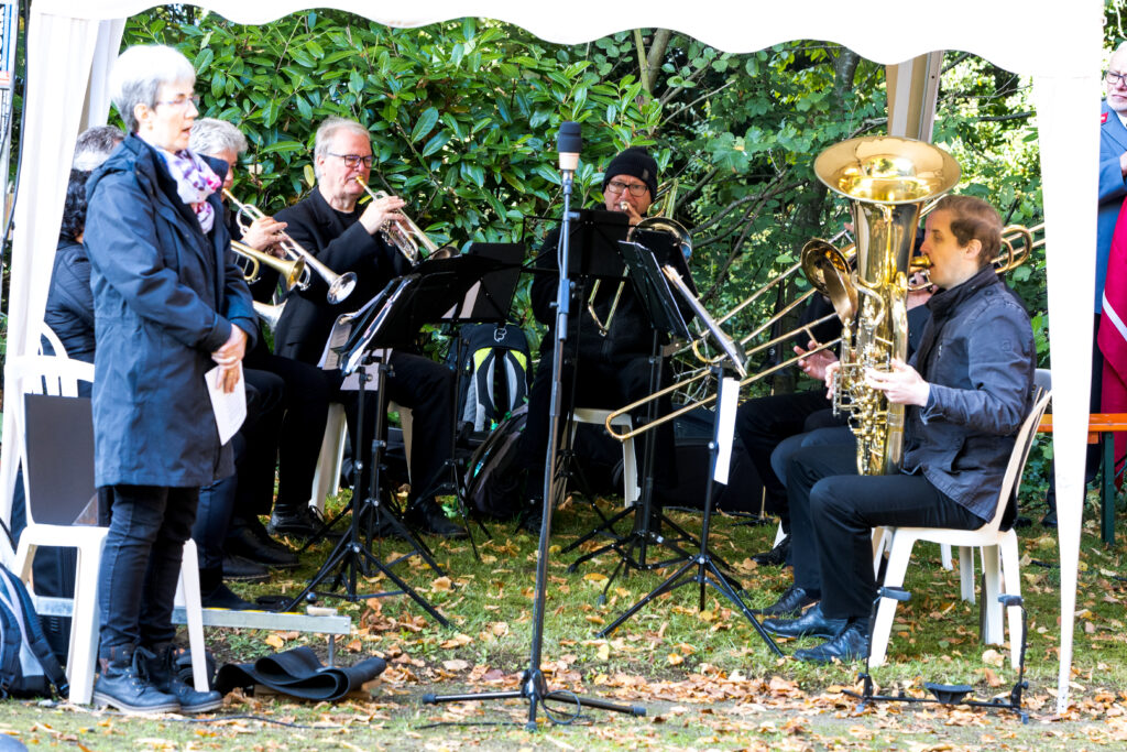 Das Bläserensemble Complesso di Ottoni aus Osnabrück gestaltete den Gottesdienst