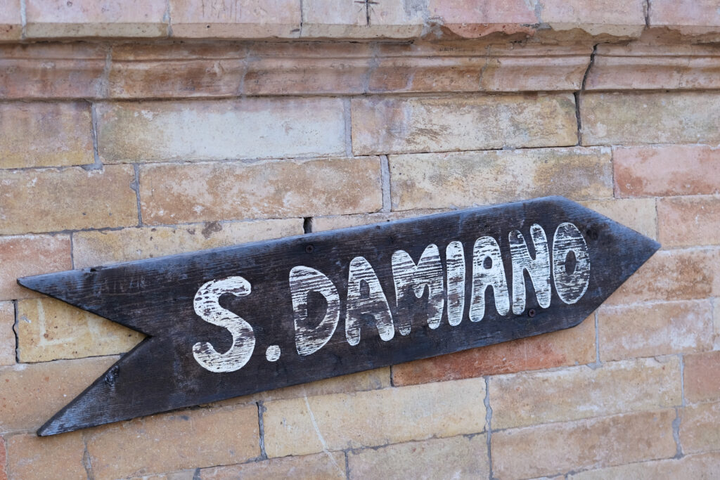 Schild San Damiano