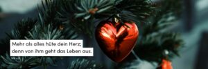 Herz, Weihnachten, Tanne, Rot