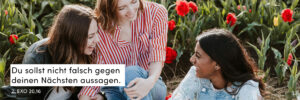 Frauen. Tulpen, Unterhaltung, Lachen