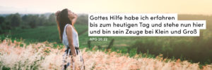 Frau, Wiese, Sonnenaufgang