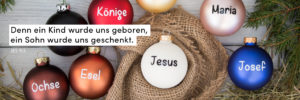 Weihnachten, Jesus