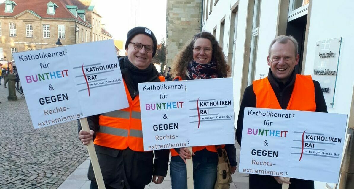 Demonstration für Demokratie