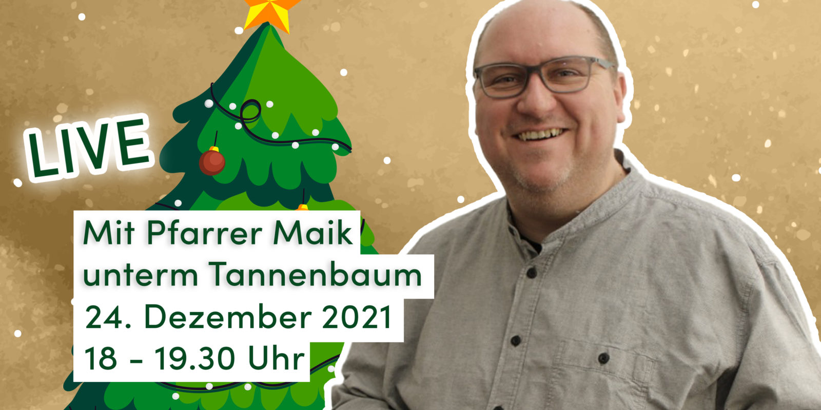 Maik Stenzel unterm Tannenbaum