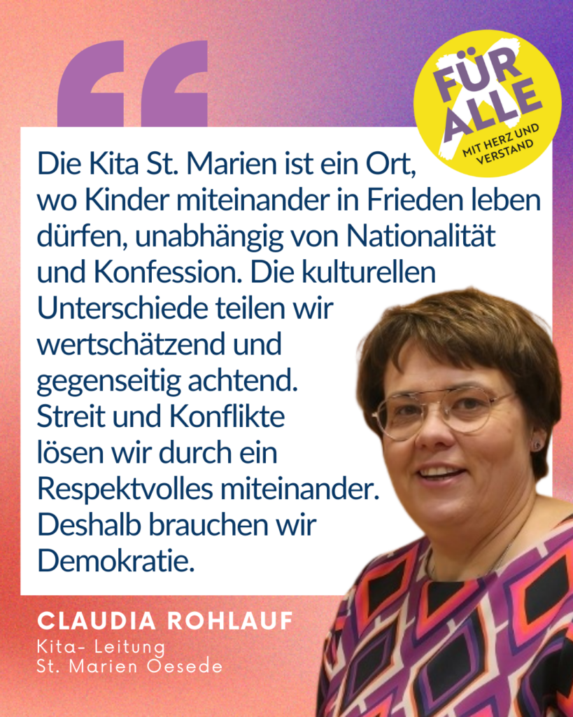 Statement "Für alle"