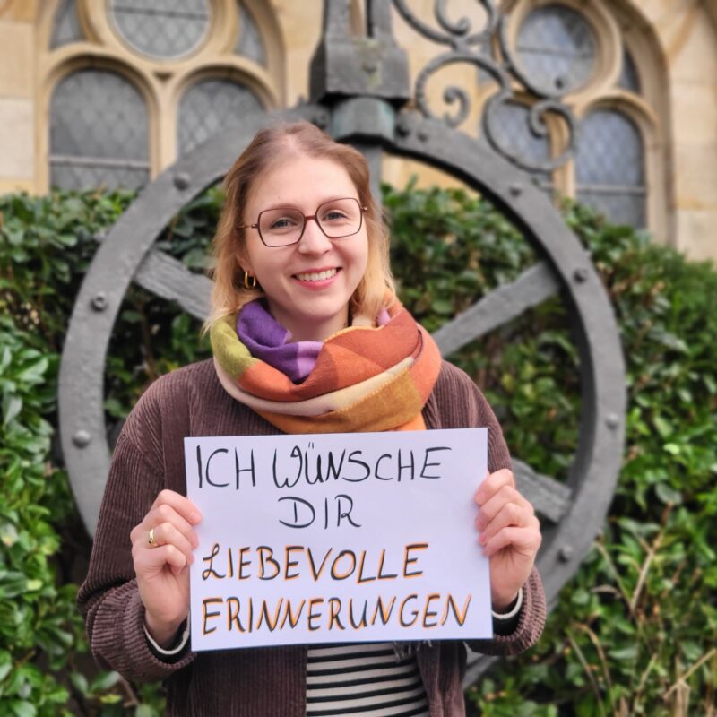 Susanne Könning mit Wunsch für den Adventskalender