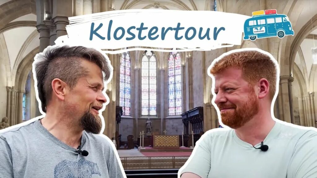 Urs und Alex im Kloster