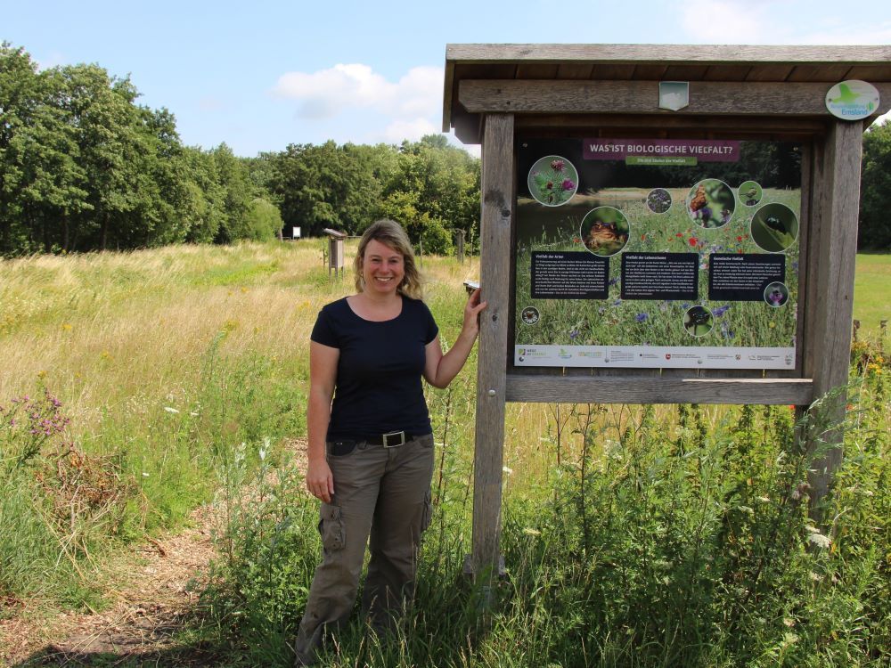 Maike Hoberg am Weg der Vielfalt
