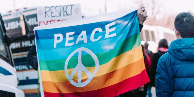 Peace-Flagge