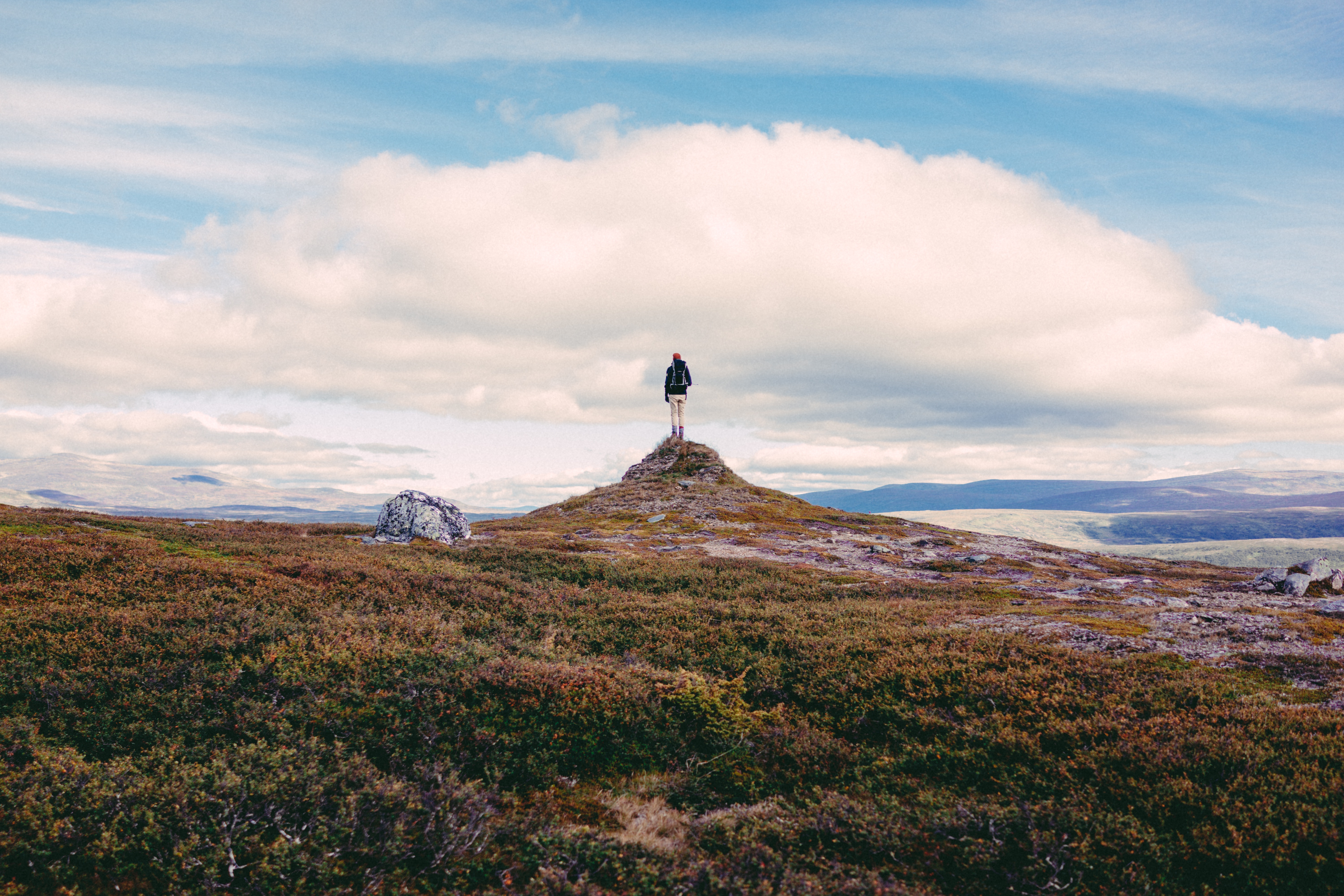 Mensch in Landschaft