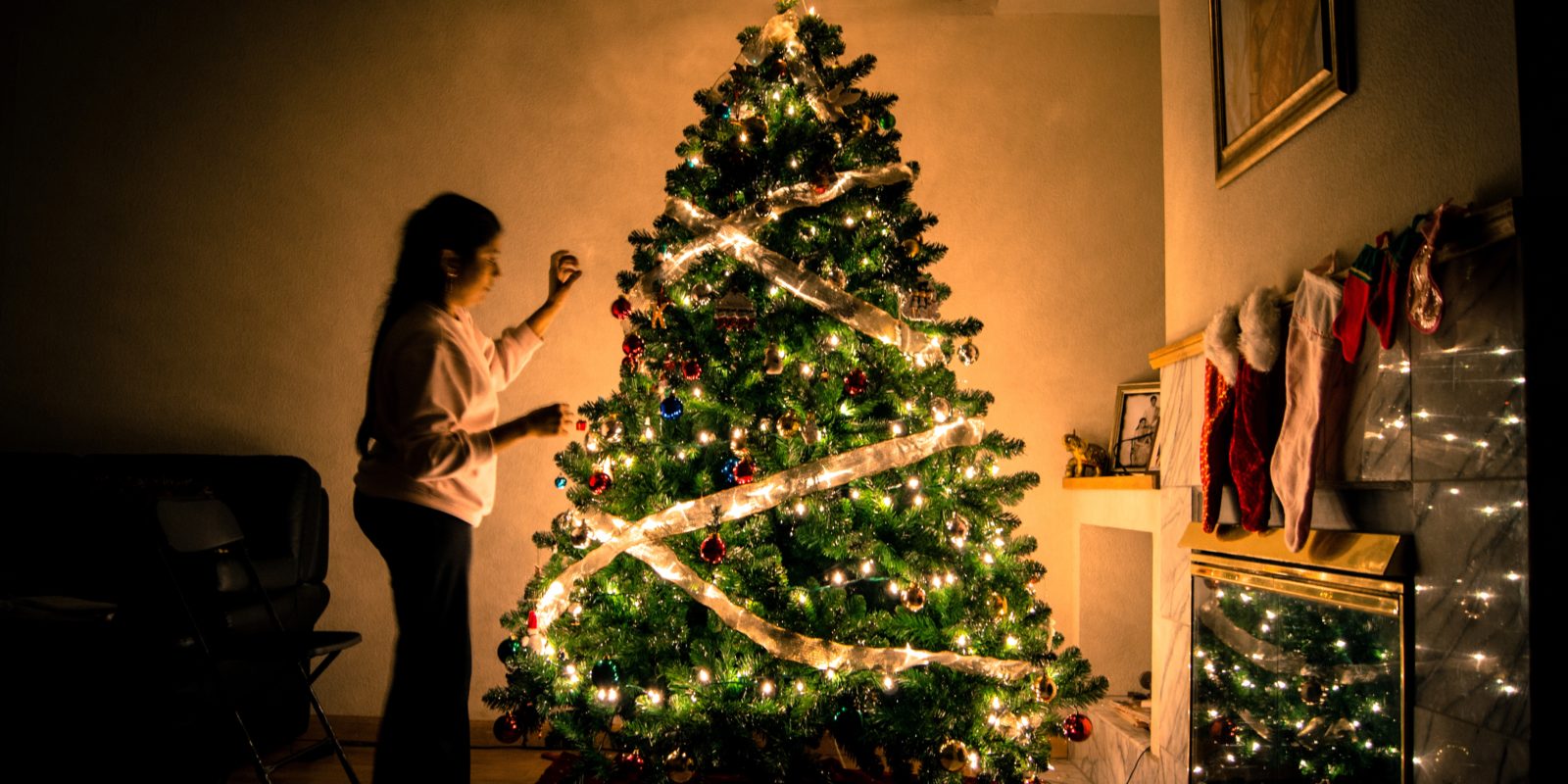 Tannenbaum schmücken