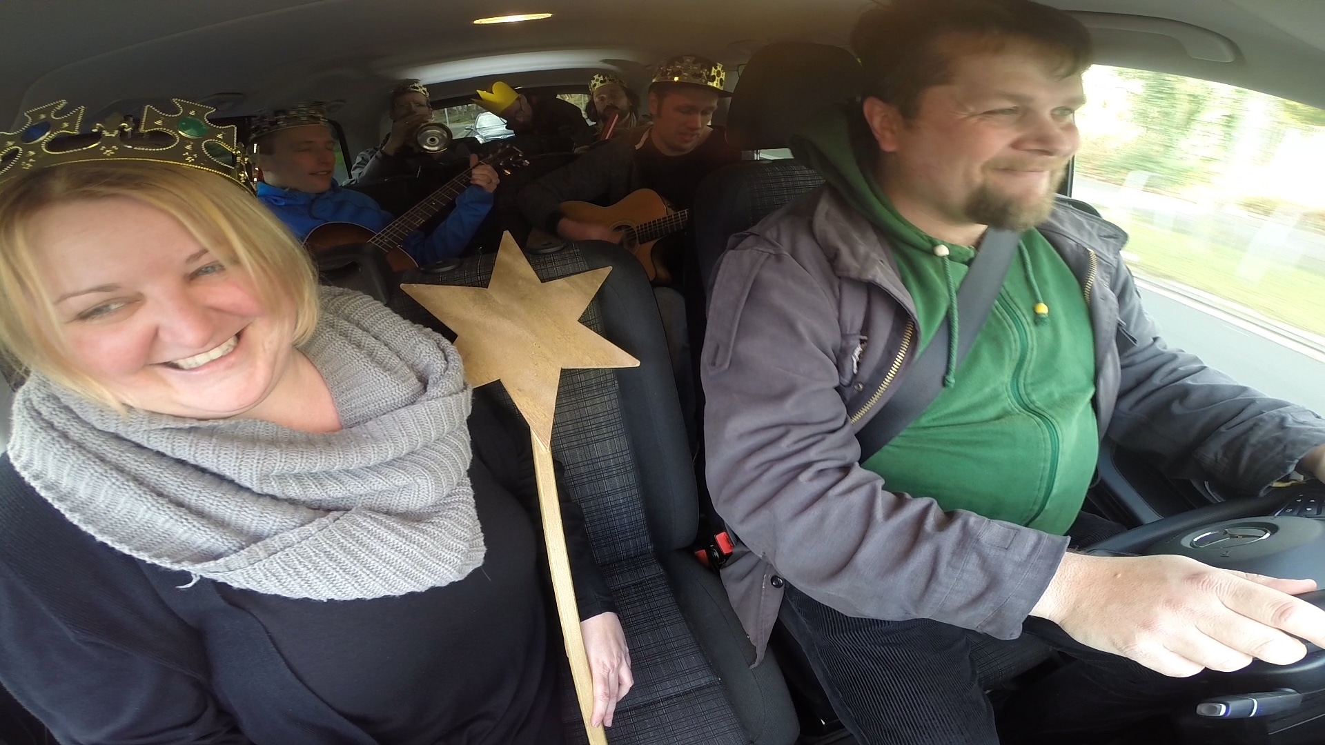 Sternsinger-Karaoke im Auto