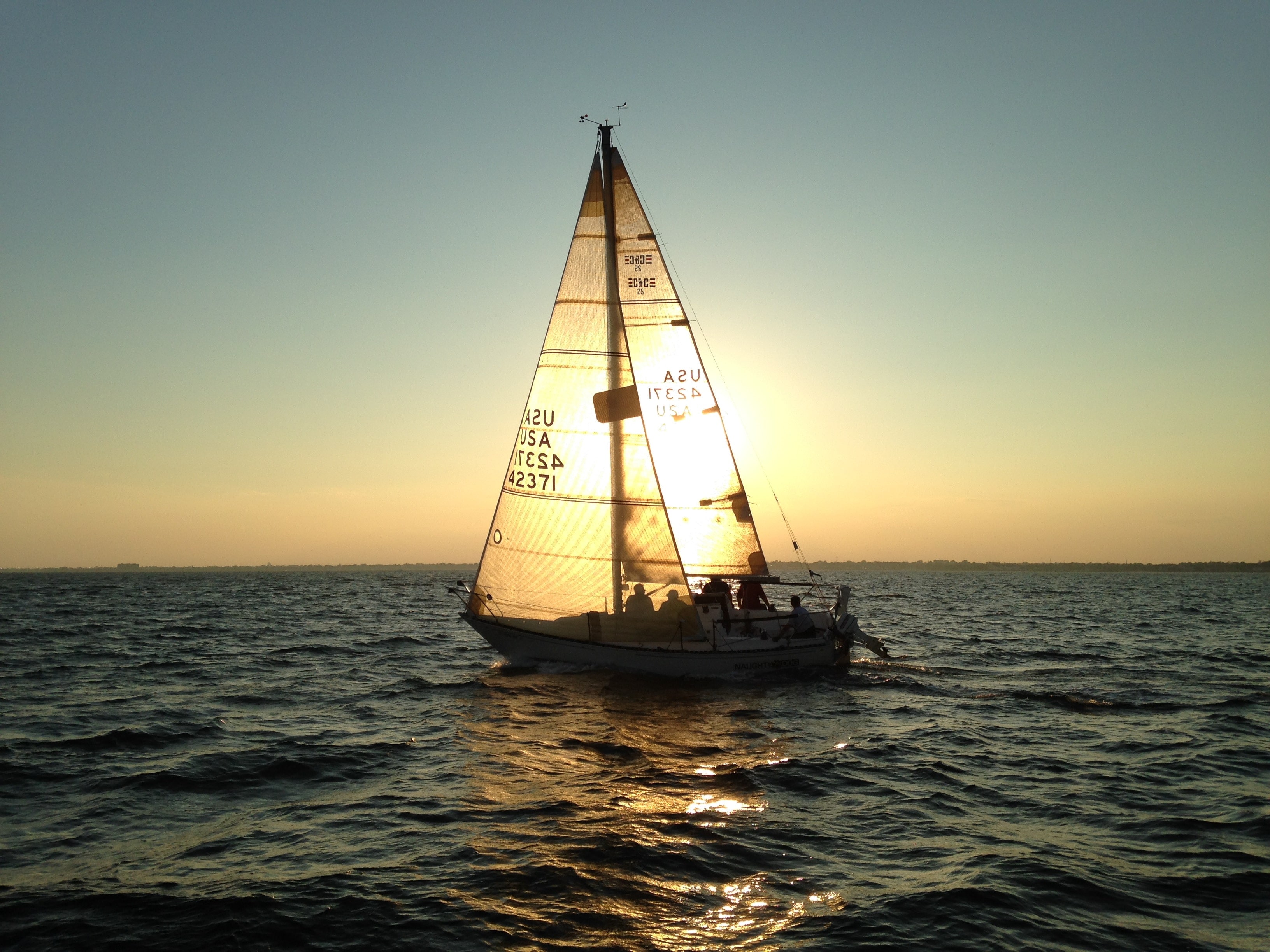 Segelschiff auf dem Meer