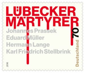Sonderbriefmarke Lübecker Märtyrer
