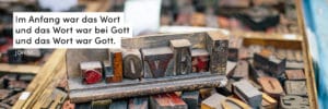 Bibelzitat, aufgeschlagen, Buchstaben, Satz