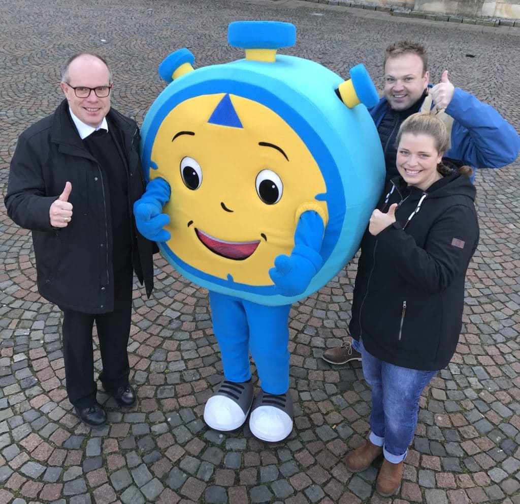 Stoppi, das Maskottchen der 72-Stunden-Aktion