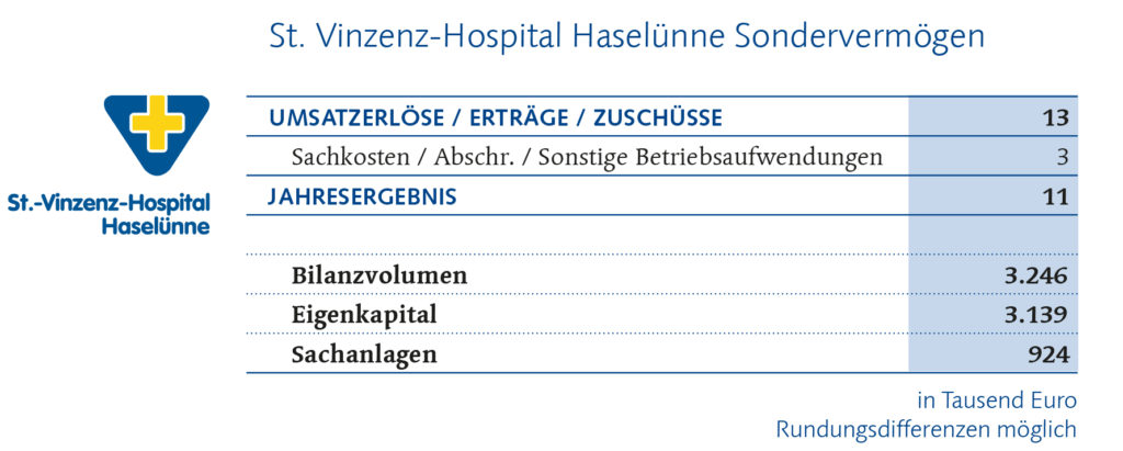 St. Vinzenz Finanzbericht
