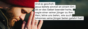 Mann, beten