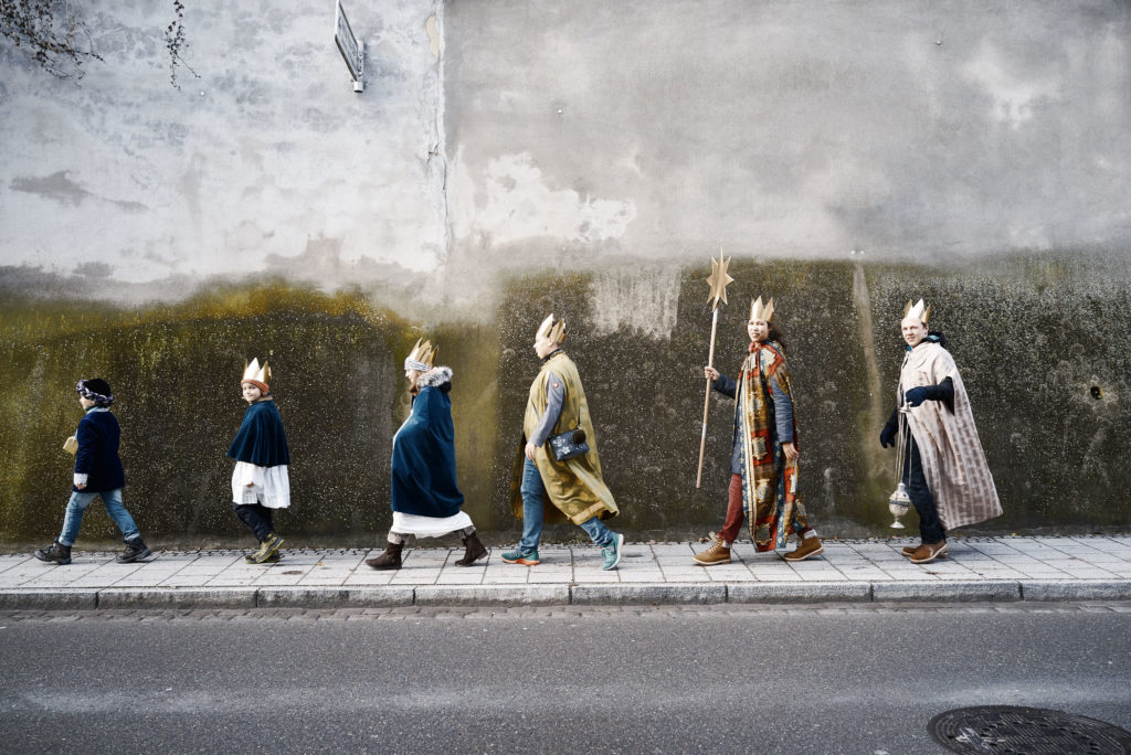 Sternsinger unterwegs