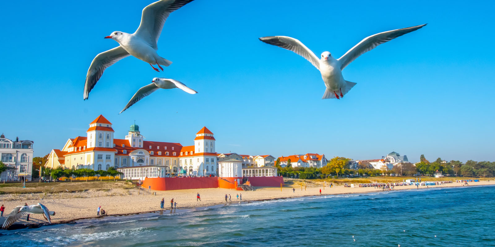 Strandpromenade Binz auf Rügen