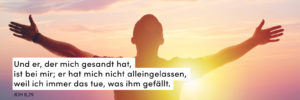 Sonnenaufgang, Arme ausgebreitet