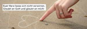 Herz, Sand