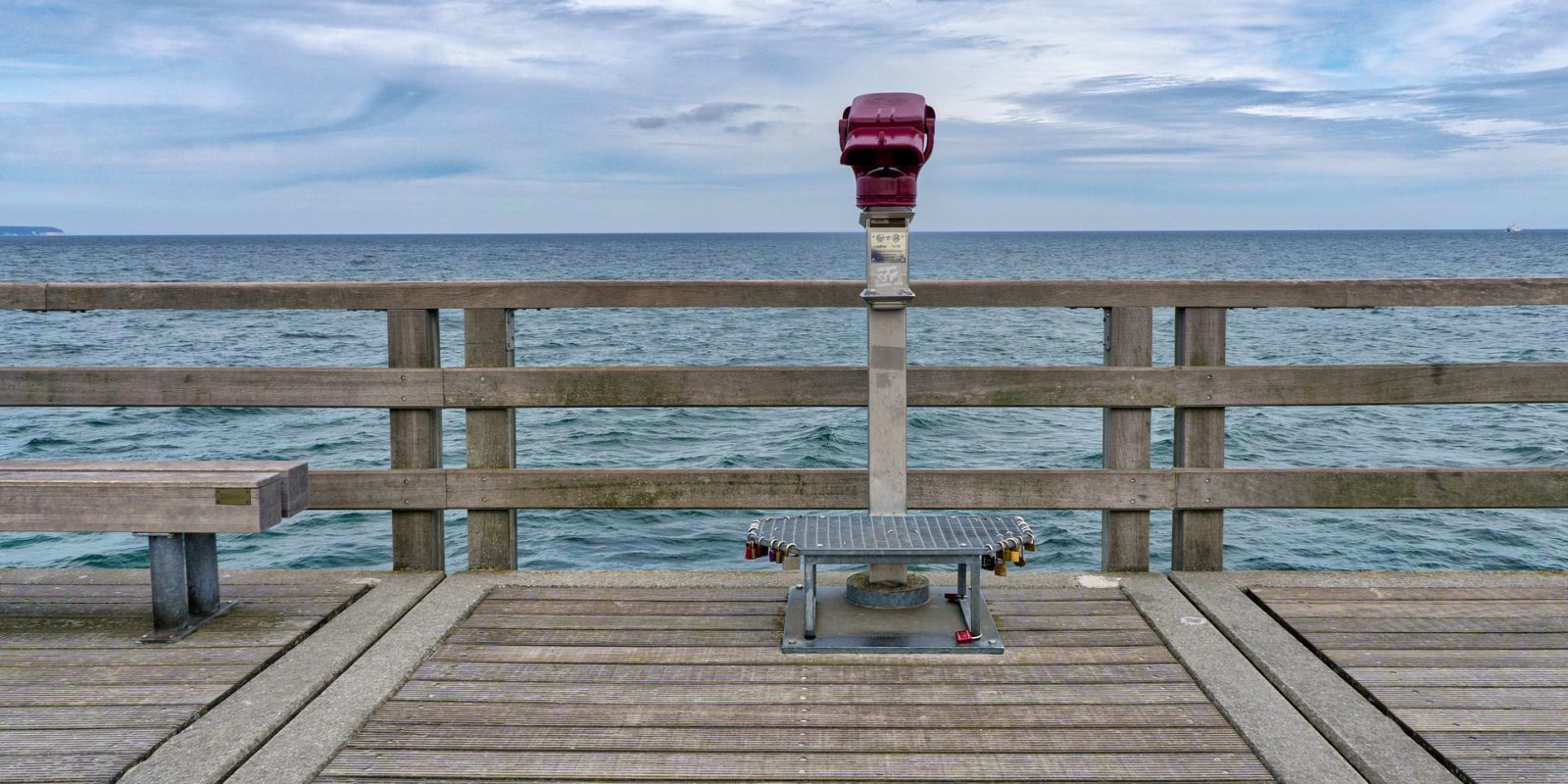 Blick auf Meer