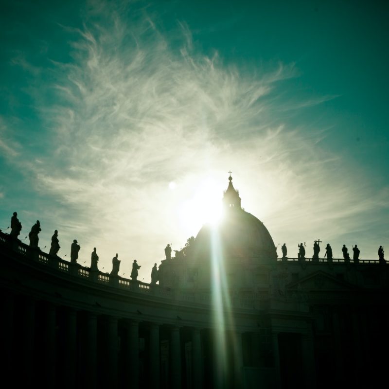 Silhouette Petersdom