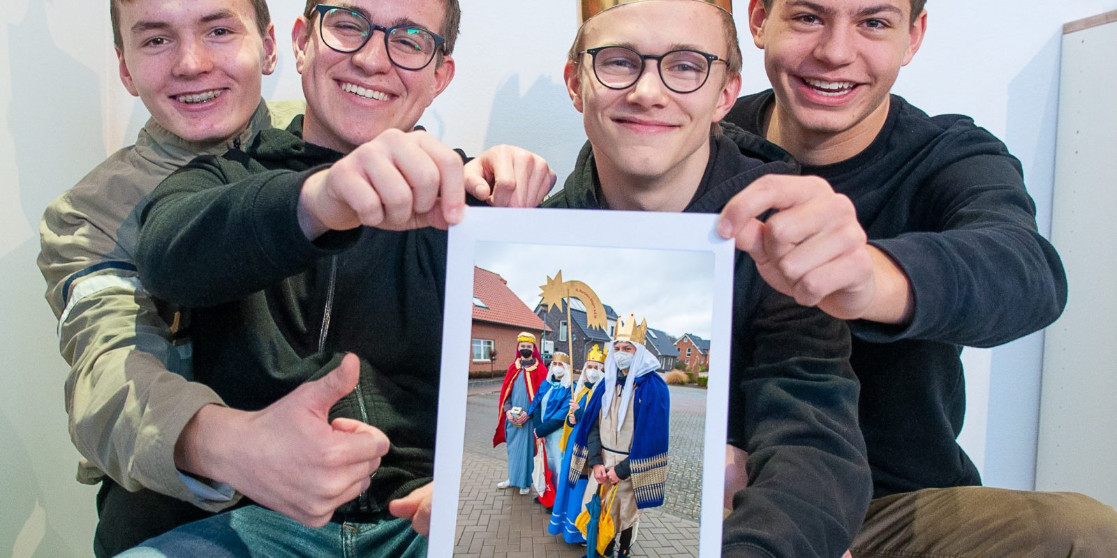 Sternsinger aus dem Bistum beim Bundeskanzler