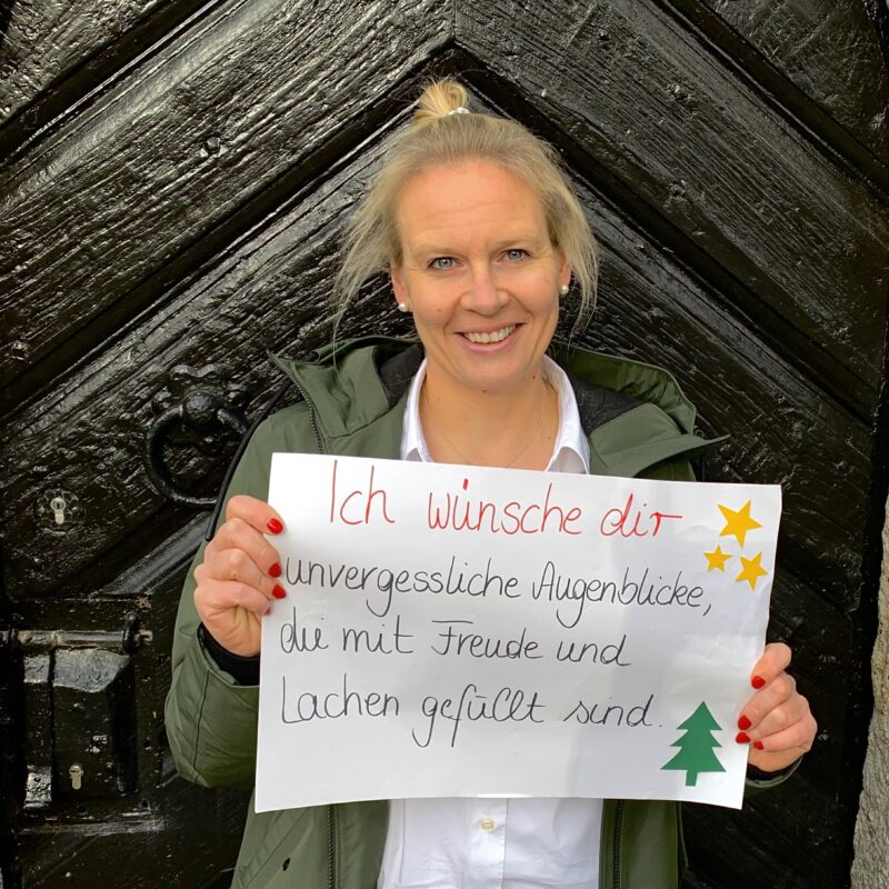 Michaela Brand mit Wunsch für den Adventskalender 2024