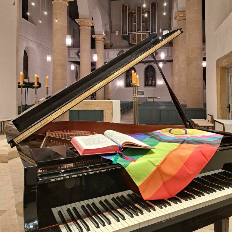 Klavier in der Kleinen Kirche in Osnabrück