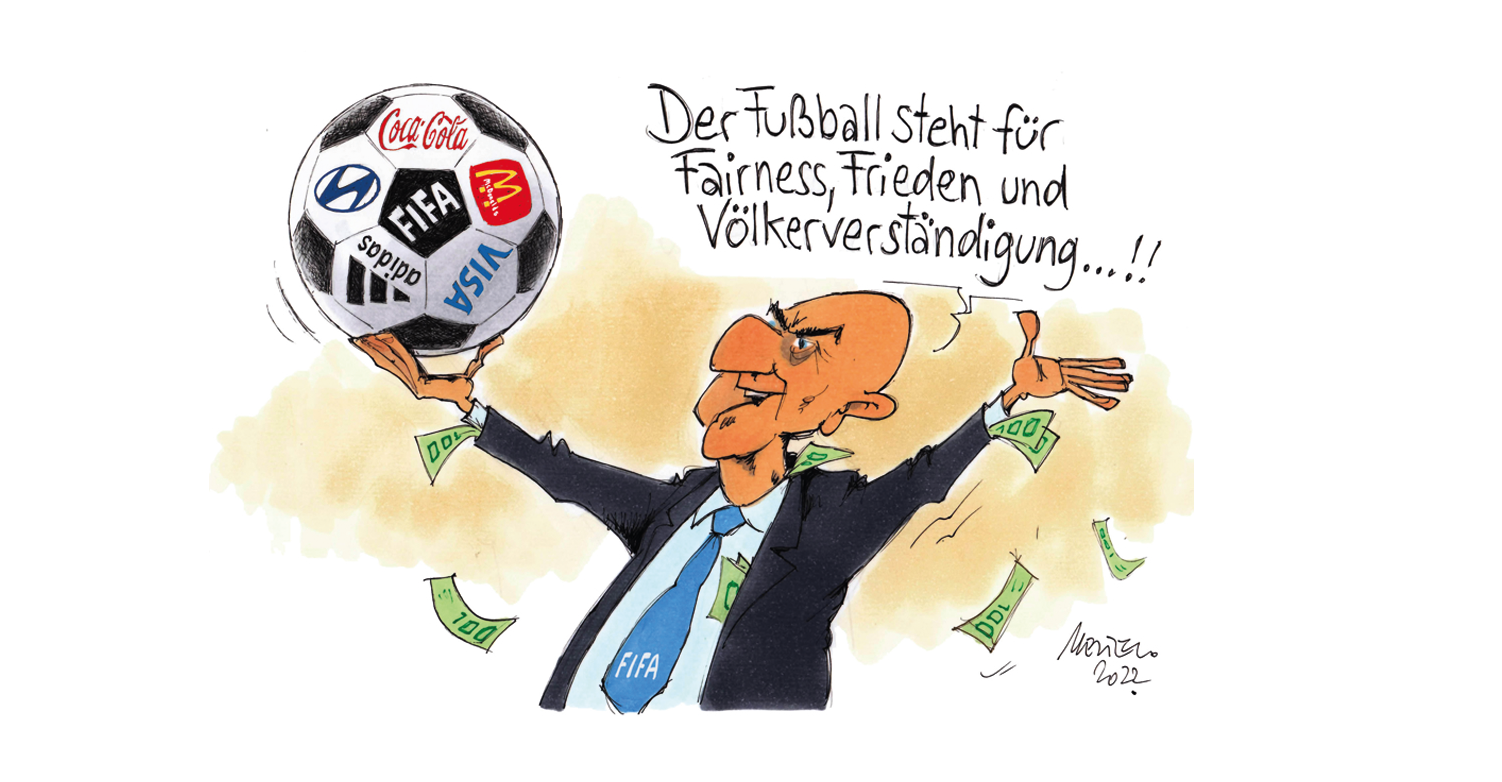 Karikatur von Gerhard Mester