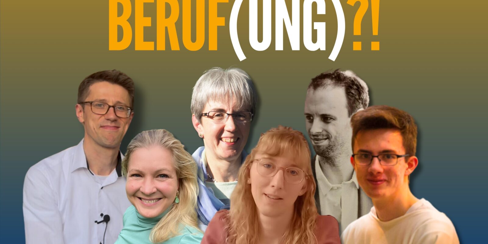 Sechs Personen mit der Aufschrift Berufung