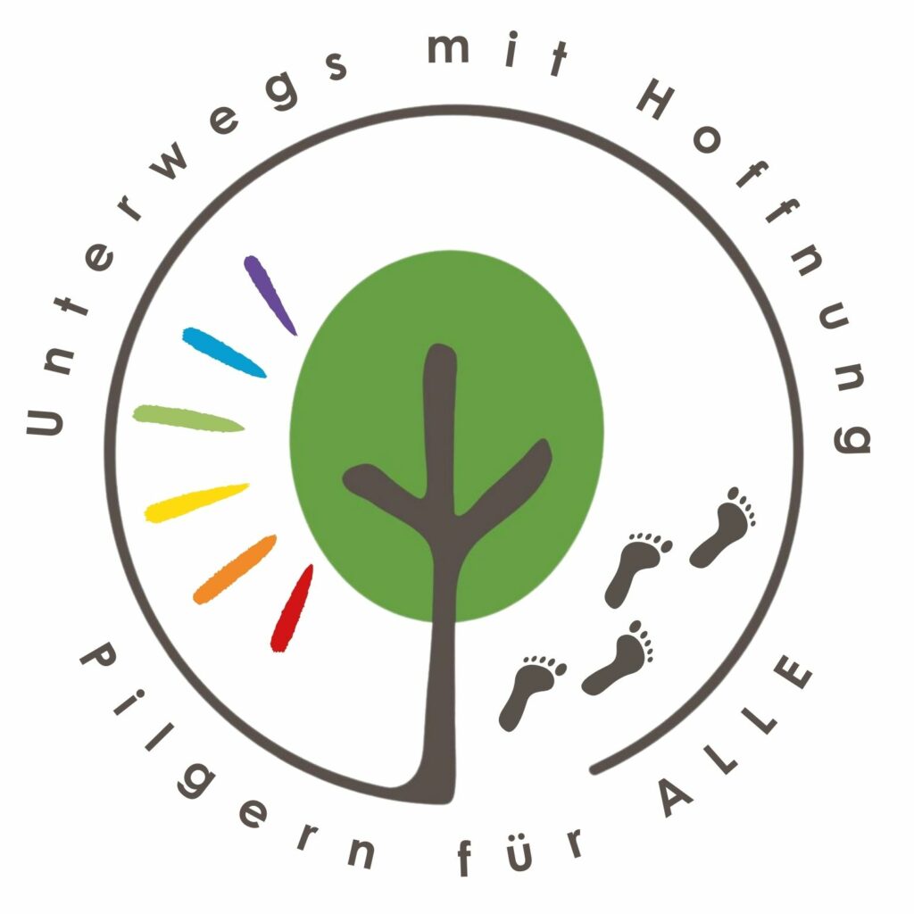 Logo Unterwegs mit Hoffnung - Pilgern für alle