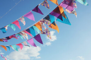 Sommer, Himmel, bunt