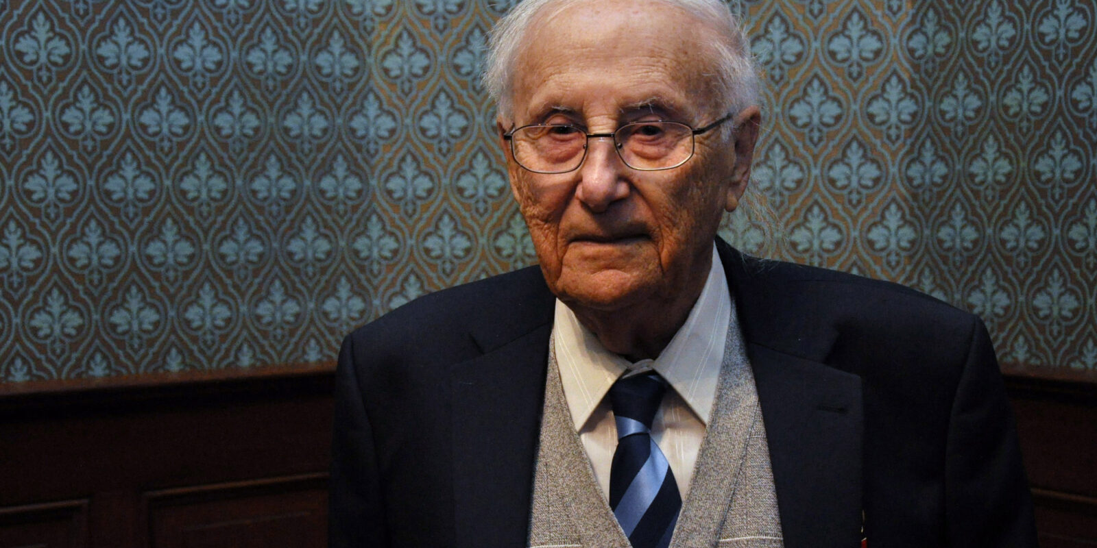 Albrecht Weinberg bei der Verleihung des Bundesverdienstkreuzes 2017