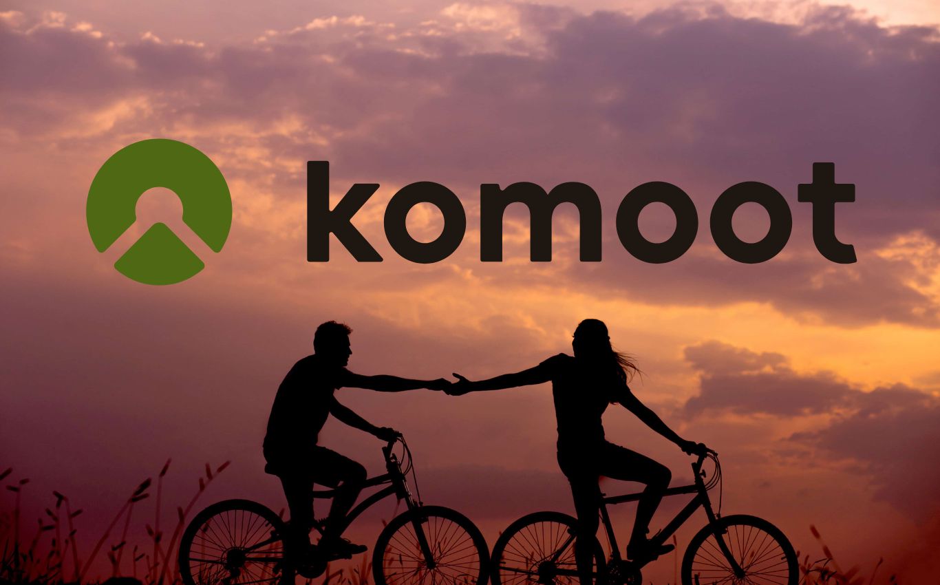 Radtour mit zwei Personen